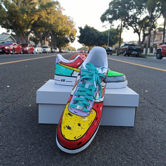 Cartoon style Air Force ones